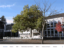 Tablet Screenshot of bruecherhof-grundschule.de